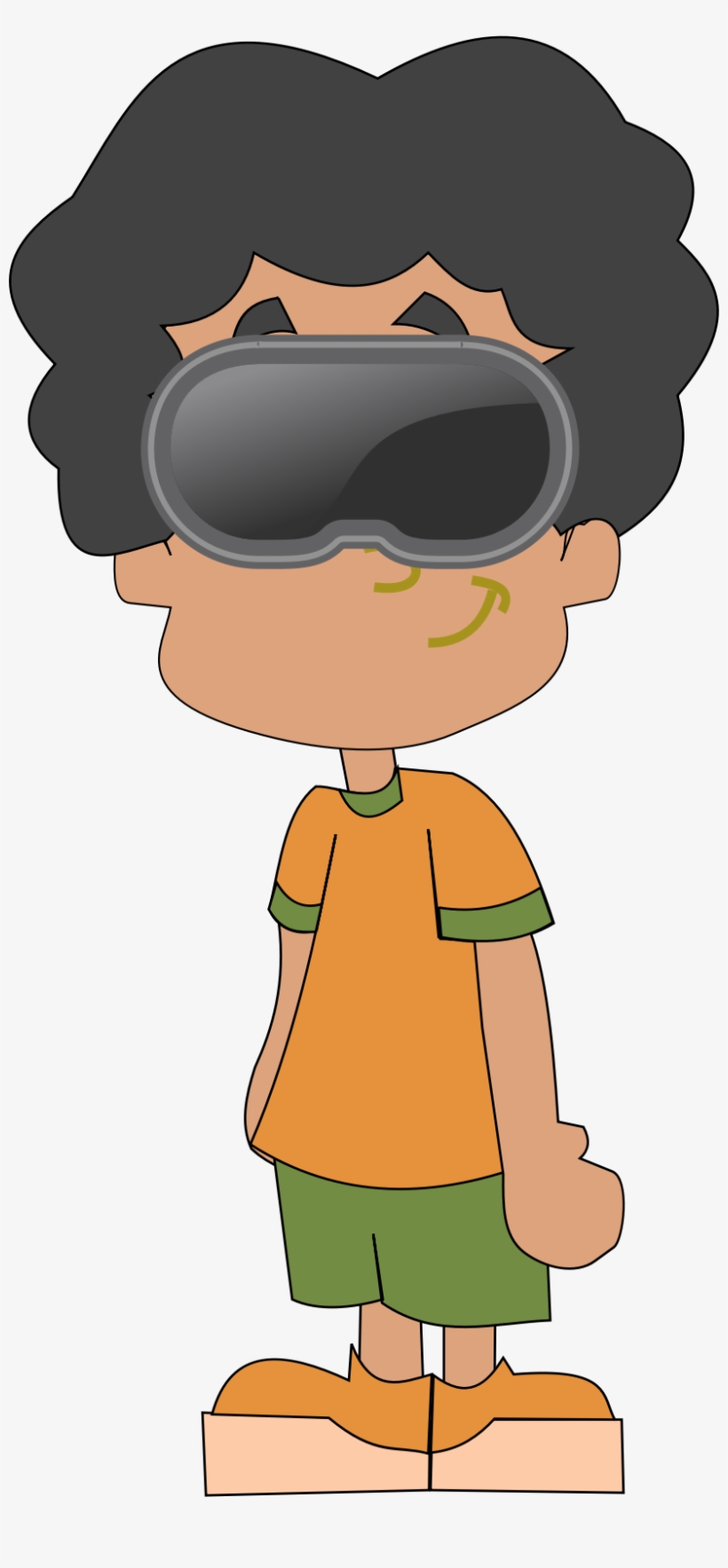 Big Image - Desenho De Menino Vetor, transparent png #4687003