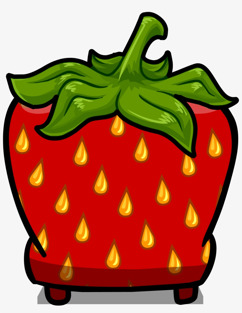 Strawberry Seat Sprite 005 - Strawberry, transparent png #4688015