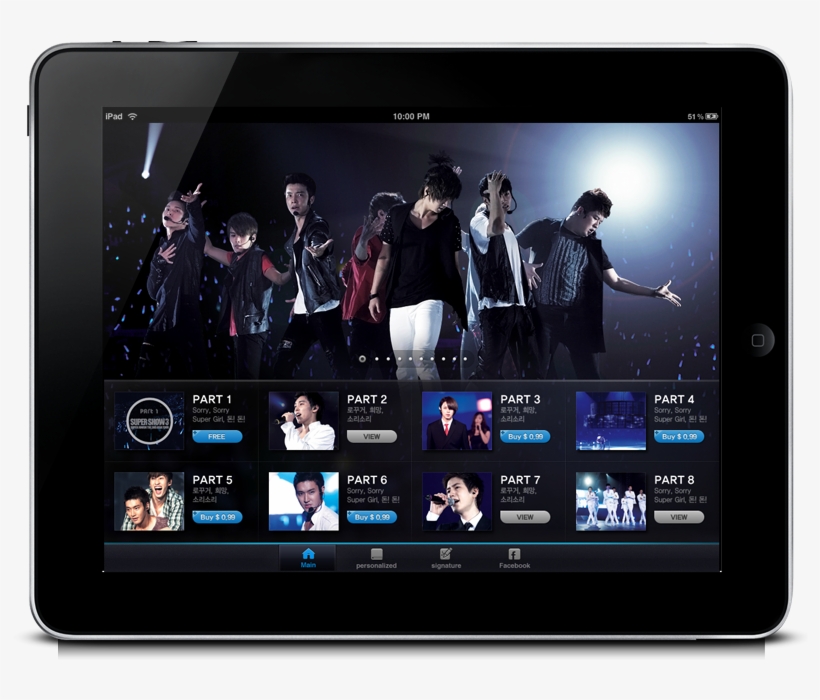 Sm Entertainment Super Junior Ipad Application - Tablet Computer, transparent png #4688084