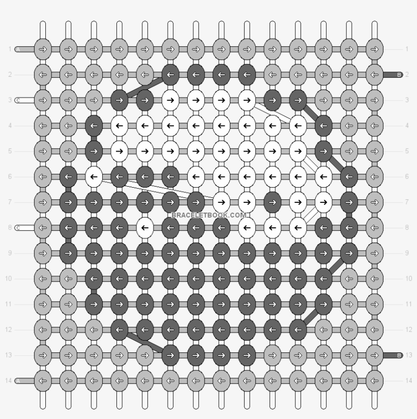 Download Preview - Steelers Friendship Bracelet Patterns, transparent png #4688231