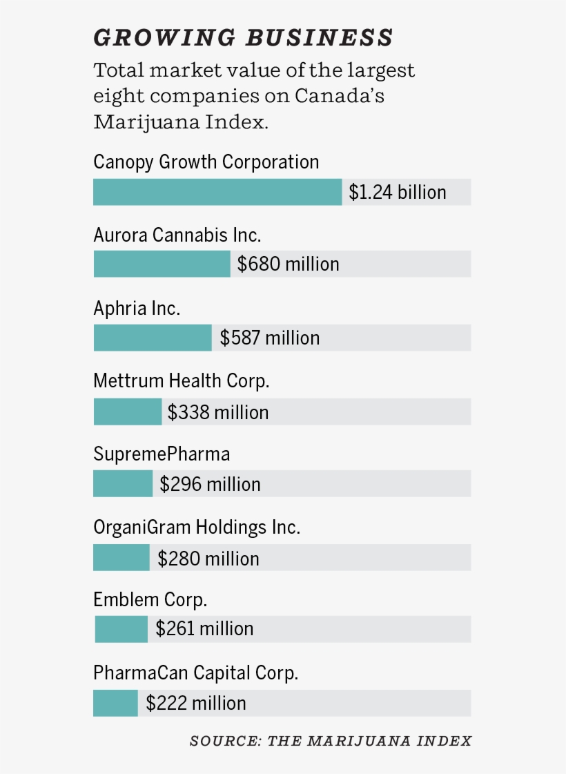 Cannabis Index Graphic - Cannabis Sector Market Cap, transparent png #4689586