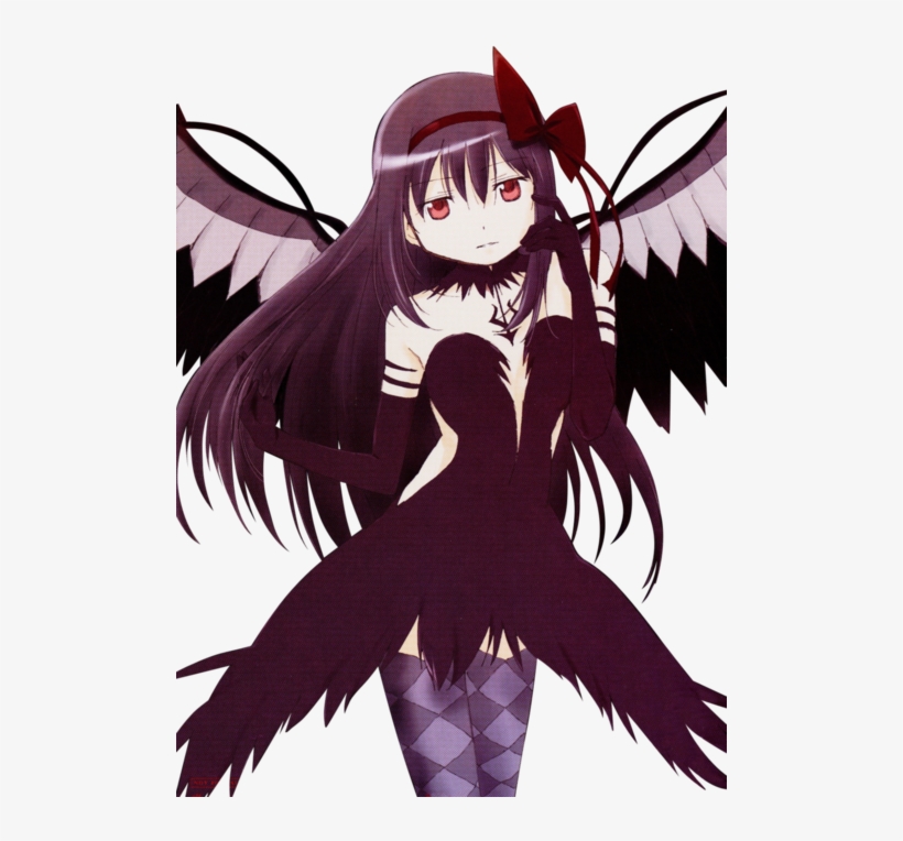 Https - //warosu - - Magica Madoka Homura Demon, transparent png #4689592