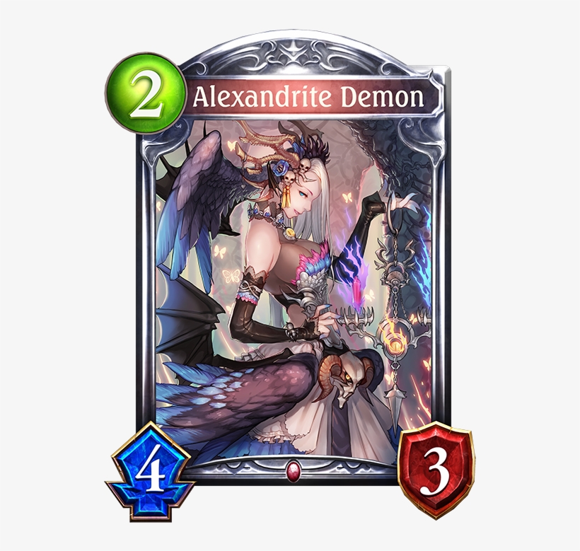 Unevolved Alexandrite Demon Evolved Alexandrite Demon - Shadowverse Cards, transparent png #4689857
