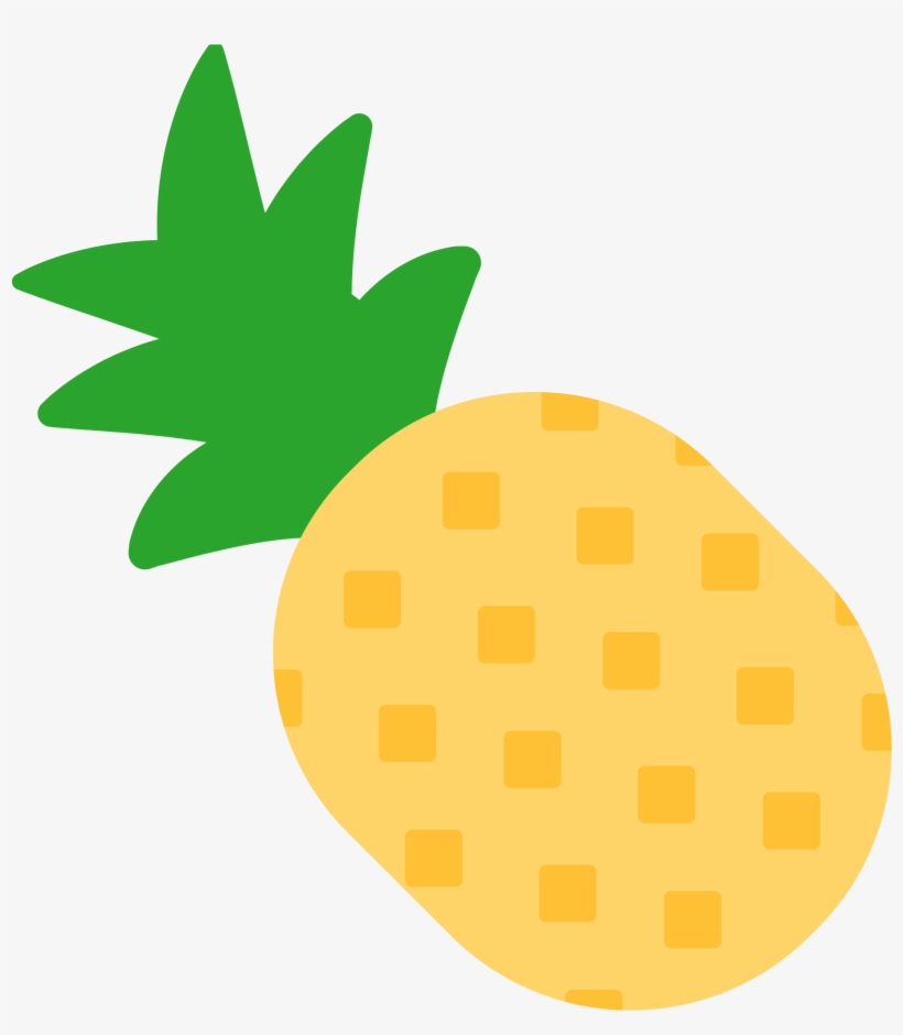 Open - Pineapple Emoji Transparent Background, transparent png #4691298