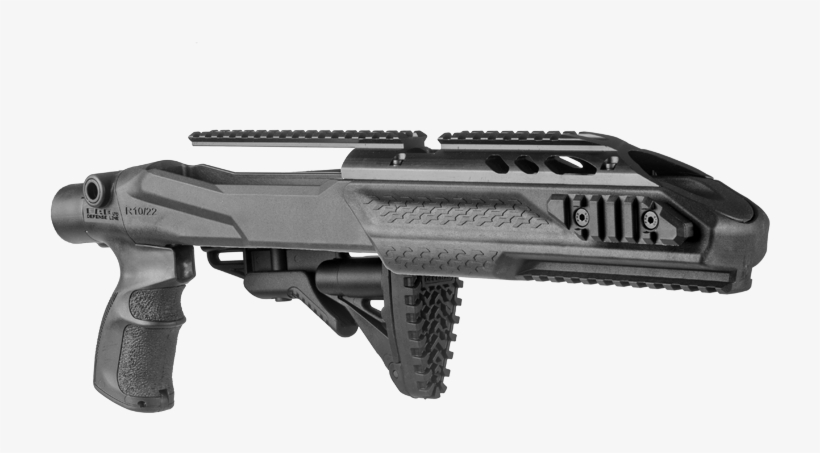 M4 Pro R10/22 Ruger 10/22 M4 Collapsible Stock Pro - Promag Ruger 10 22 Tactical Folding Stock Black Polymer, transparent png #4691487
