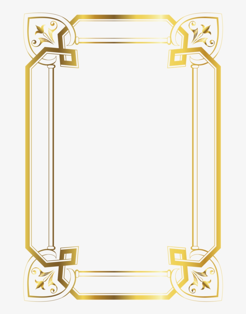 Фотки Printable Frames, Corner Designs, Frame Background, - Пнг Рамки Золотистые, transparent png #4693321