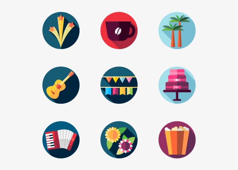 Festa Junina Trip Icons Free Transparent Png Download Pngkey