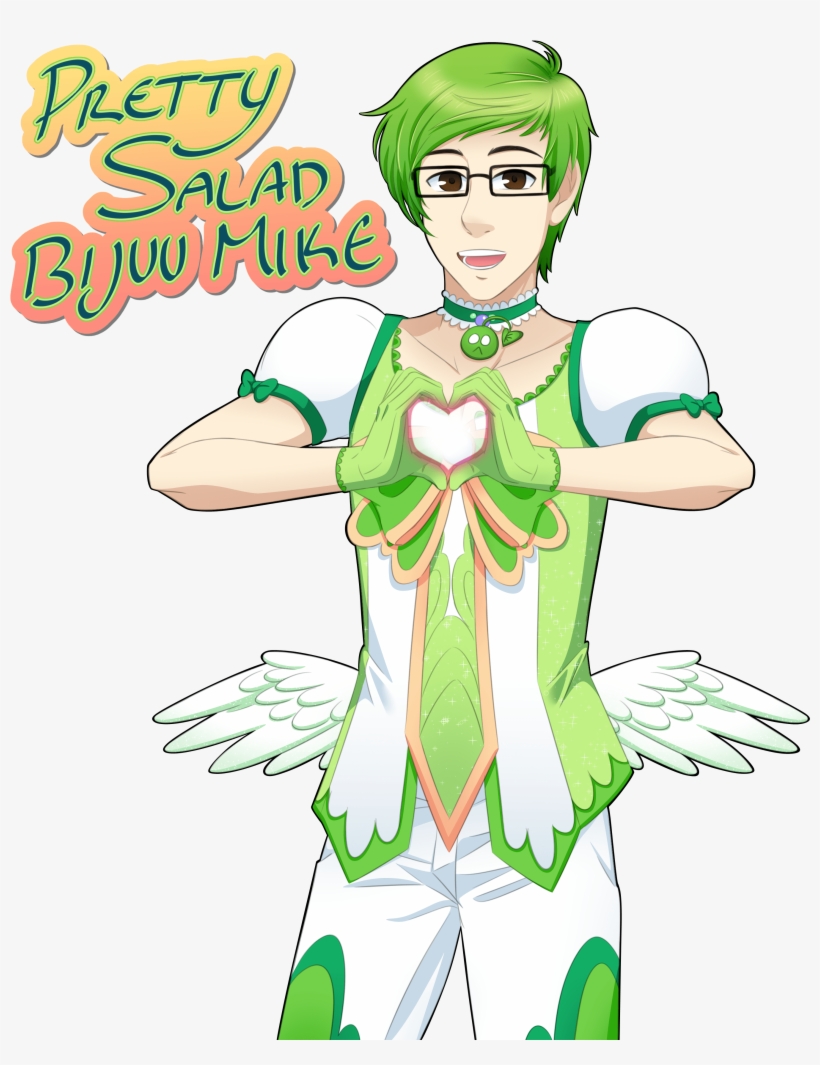 While Programming Magical Girl Pretty Miyuki, I Became - Pretty Salad Bijuu Mike, transparent png #4695759