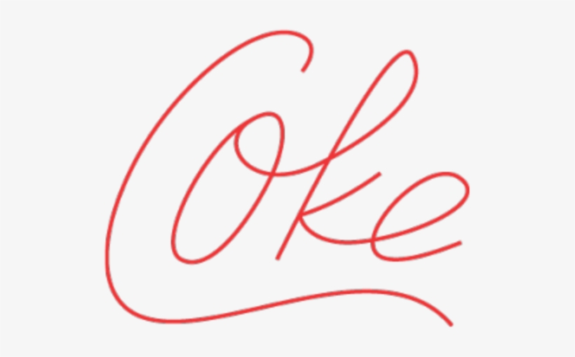 Ultra Minimal Logo - Coke, transparent png #4695875