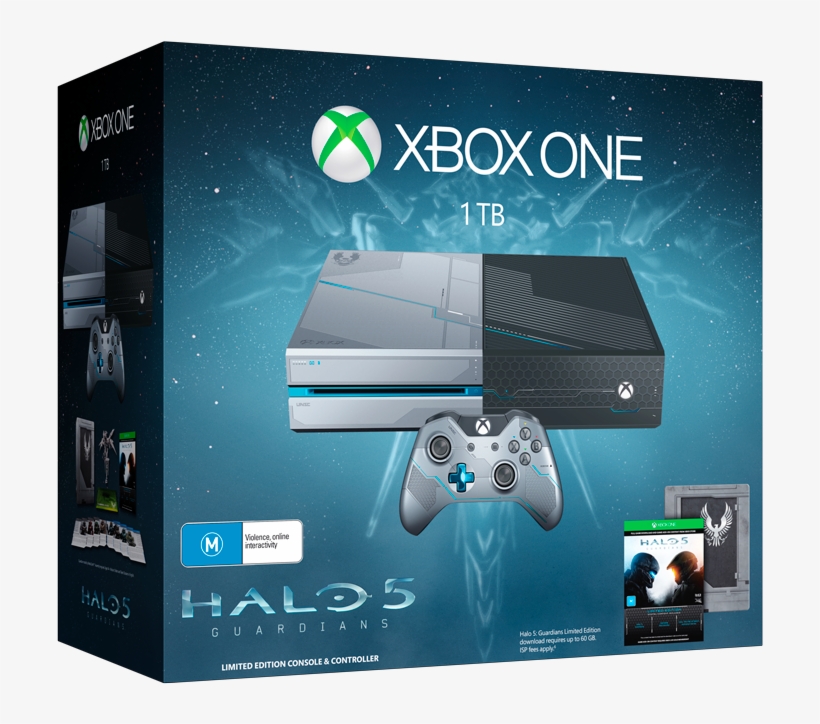 A Brand New 1tb Xbox One With Halo - Xbox One S Halo Bundle, transparent png #4696210