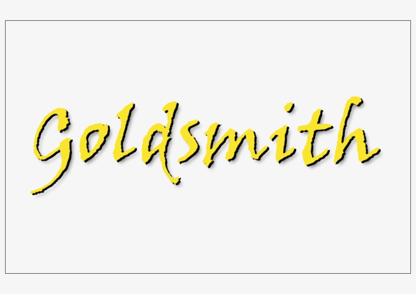 Goldsmith Sales - Calligraphy, transparent png #4696326