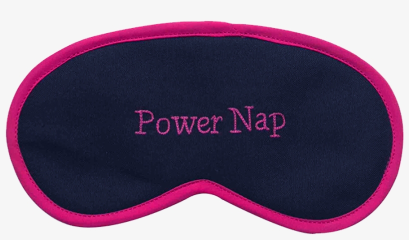 Power Nap Pink Eye Mask - Sleep Mask, transparent png #4697164