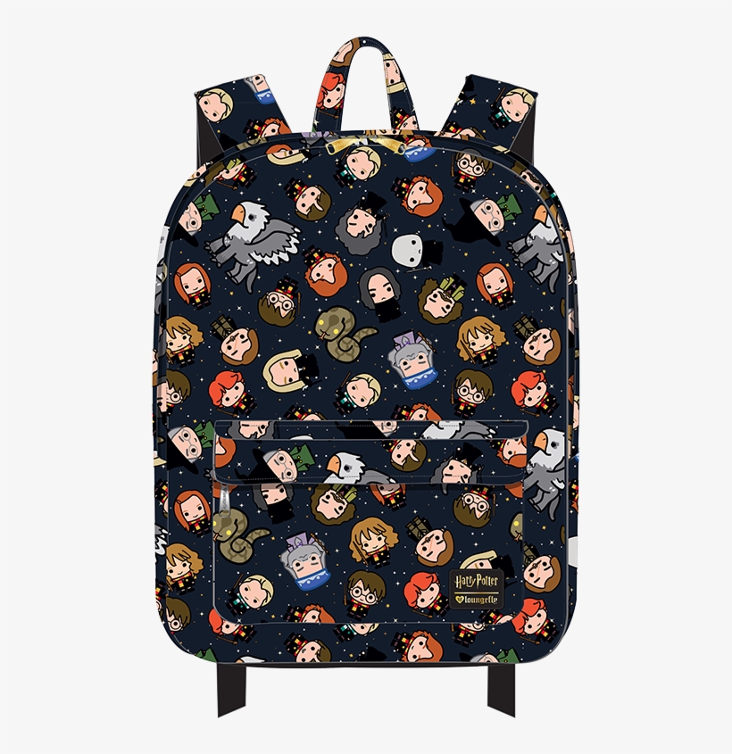 Harry Potter Apparel Harry Potter Chibi Print Backpack - Loungefly Harry Potter Backpack, transparent png #4697346