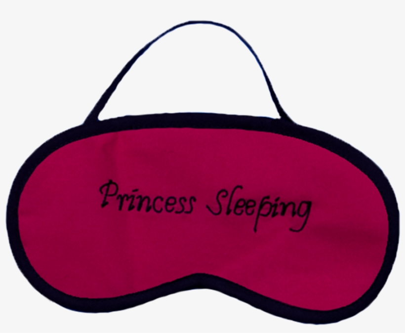 Princess Sleeping Pink Eye Mask - Transparent Sleeping Eye Mask, transparent png #4697620
