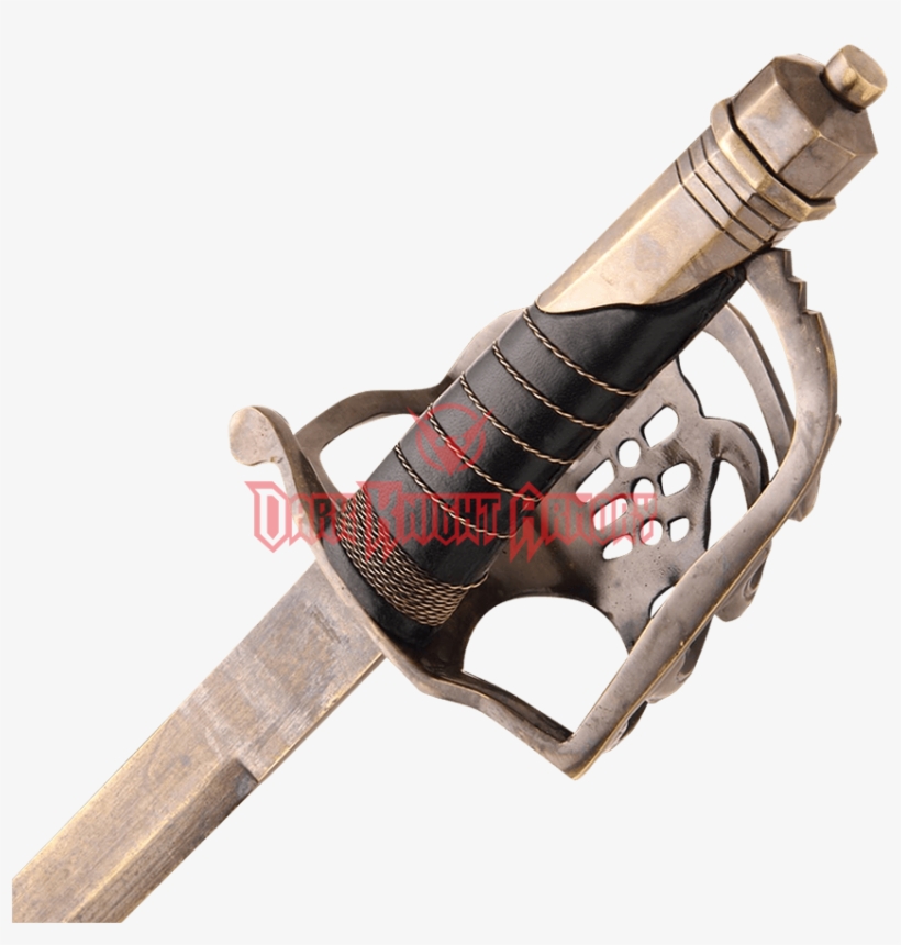 Golden Pirate Cutlass - Piracy, transparent png #470658