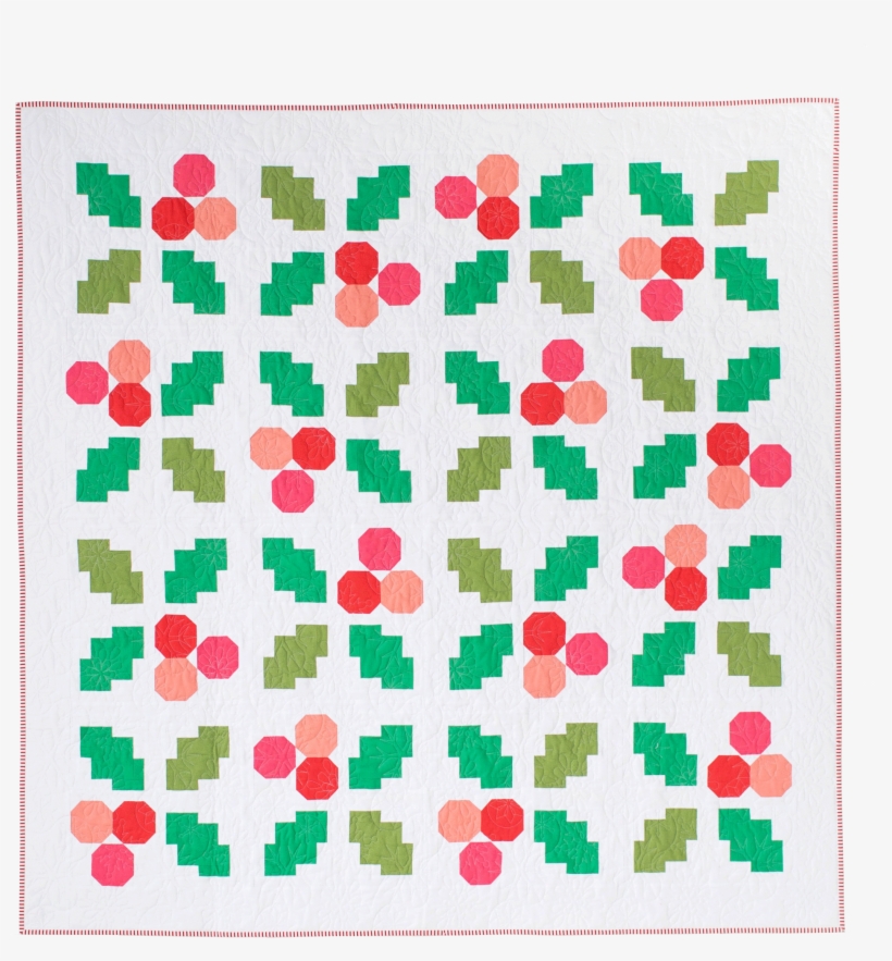 Holly Jolly Quilt Pattern - Holly Jolly And Then Came June, transparent png #471888
