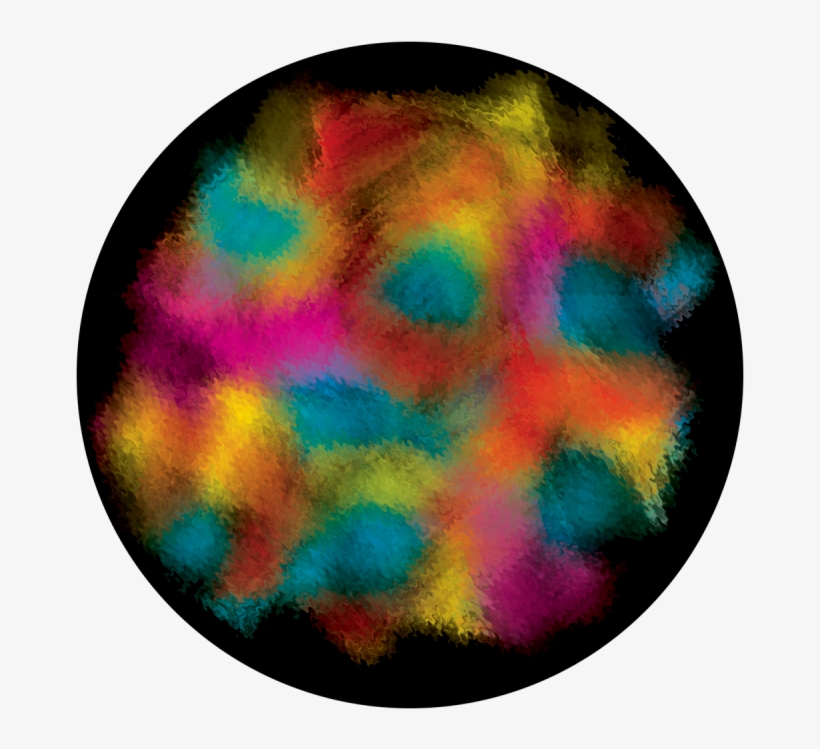 Sponge Paint - Circle, transparent png #471913