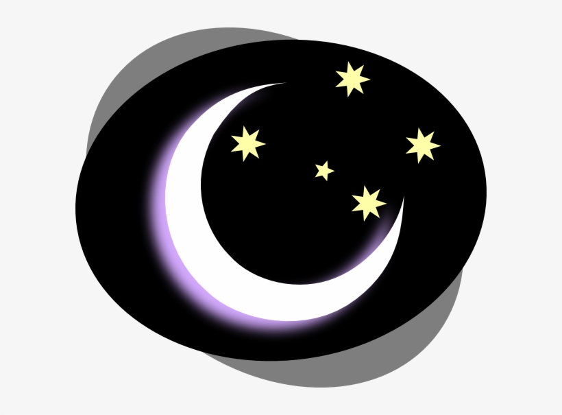 Night Clipart - Moon Night Clipart, transparent png #471950