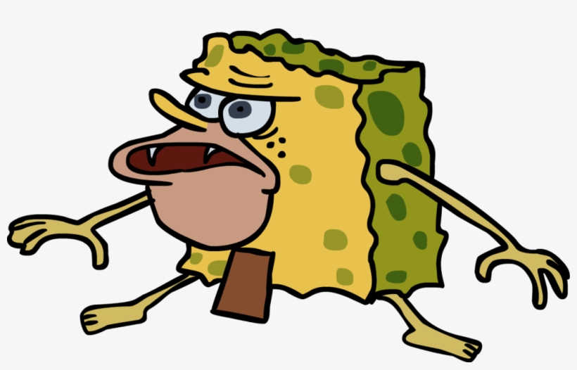 Caveman Spongebob By Carpet - Primal Spongebob Transparent, transparent png #472265