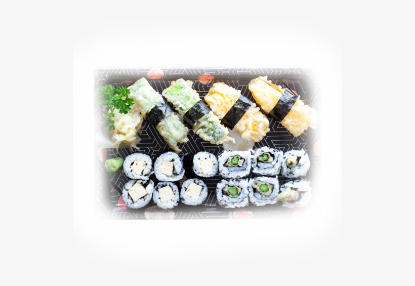 Vegetarian Sushi Roll - Gimbap, transparent png #472979