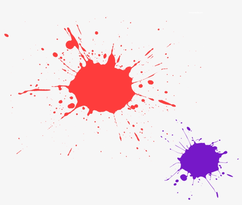 Paint Splatter - Blue Paint Splatter Png, transparent png #473247