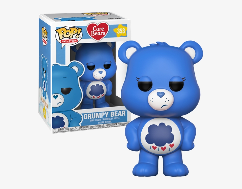 תמונה של Care Bears Grumpy Bear Pop - Grumpy Bear Pop Vinyl, transparent png #473656