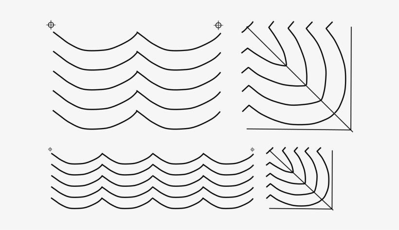 31003 Scalloped Border - Stencil, transparent png #473833