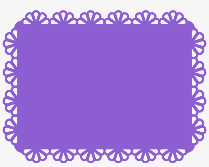 Scalloped Rectangle Frame Clipart - Scalloped Frame Rectangle, transparent png #473908
