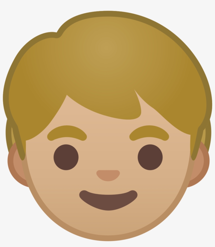 Download Svg Download Png - Emoji Cara De Niño, transparent png #474319
