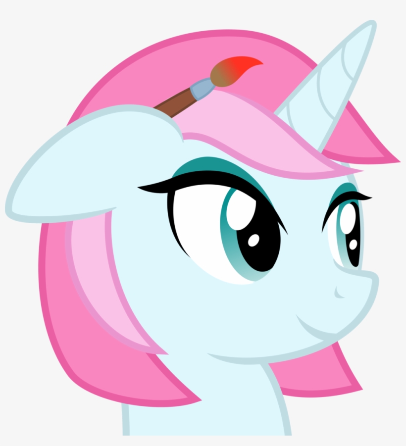 Arifproject, Bust, Oc, Oc Only, Paintbrush, Safe, Simple - Cartoon, transparent png #474452