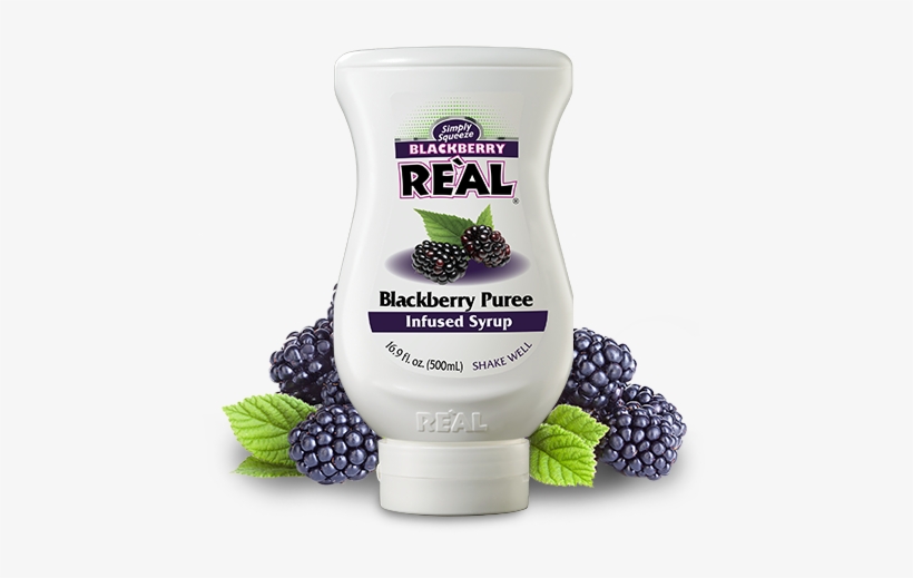 Reàl Ingredients Product Image Blackberry - Real Blueberry Infused Syrup - 16.9 Fl Oz Bottle, transparent png #474576