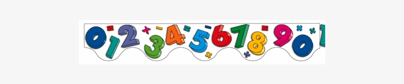 Numbers Sb511 - Numbers Scalloped Border, transparent png #474667