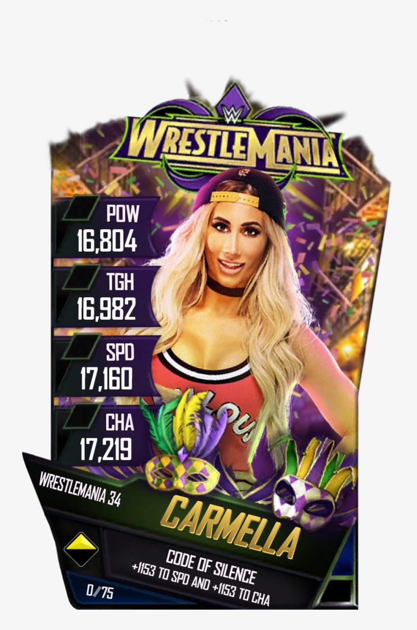 29 Mar - Wwe Supercard Wm 34, transparent png #475087