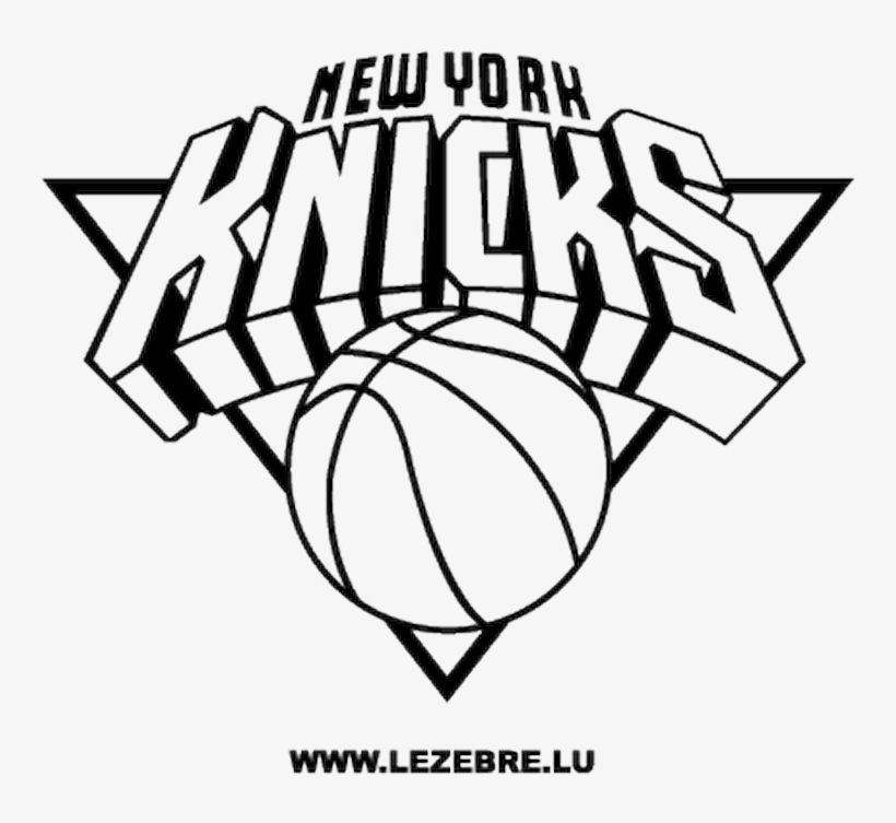 New York Knicks Logo Decal - New York Knicks Coloring Pages, transparent png #475140