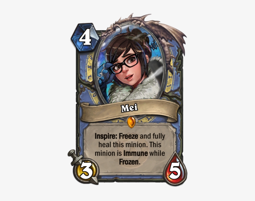 A Little Late To Jump On The "overwatch In Hearthstone" - Priest Legendary Frozen Throne, transparent png #475166