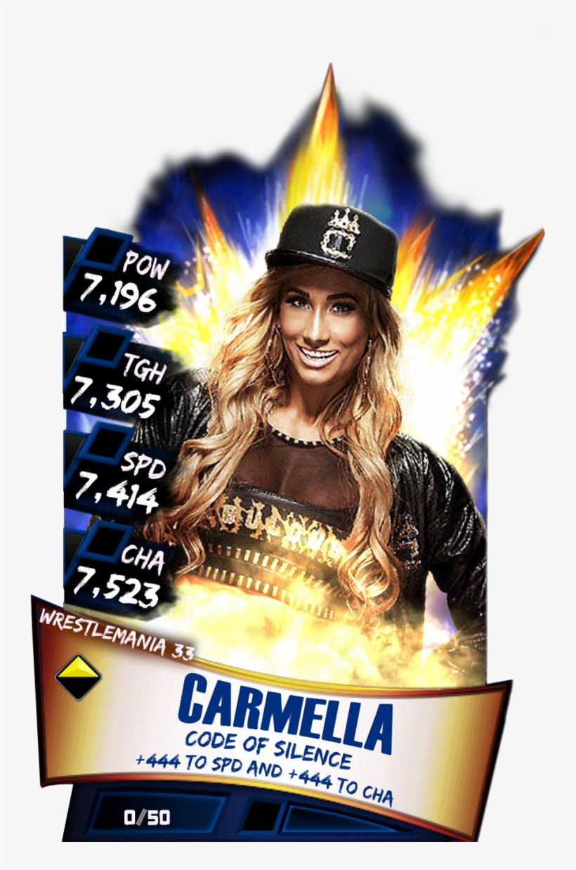 Carmella S3 14 Wrestlemania33 - Wwe Supercard Wrestlemania 33 Carmella, transparent png #475398