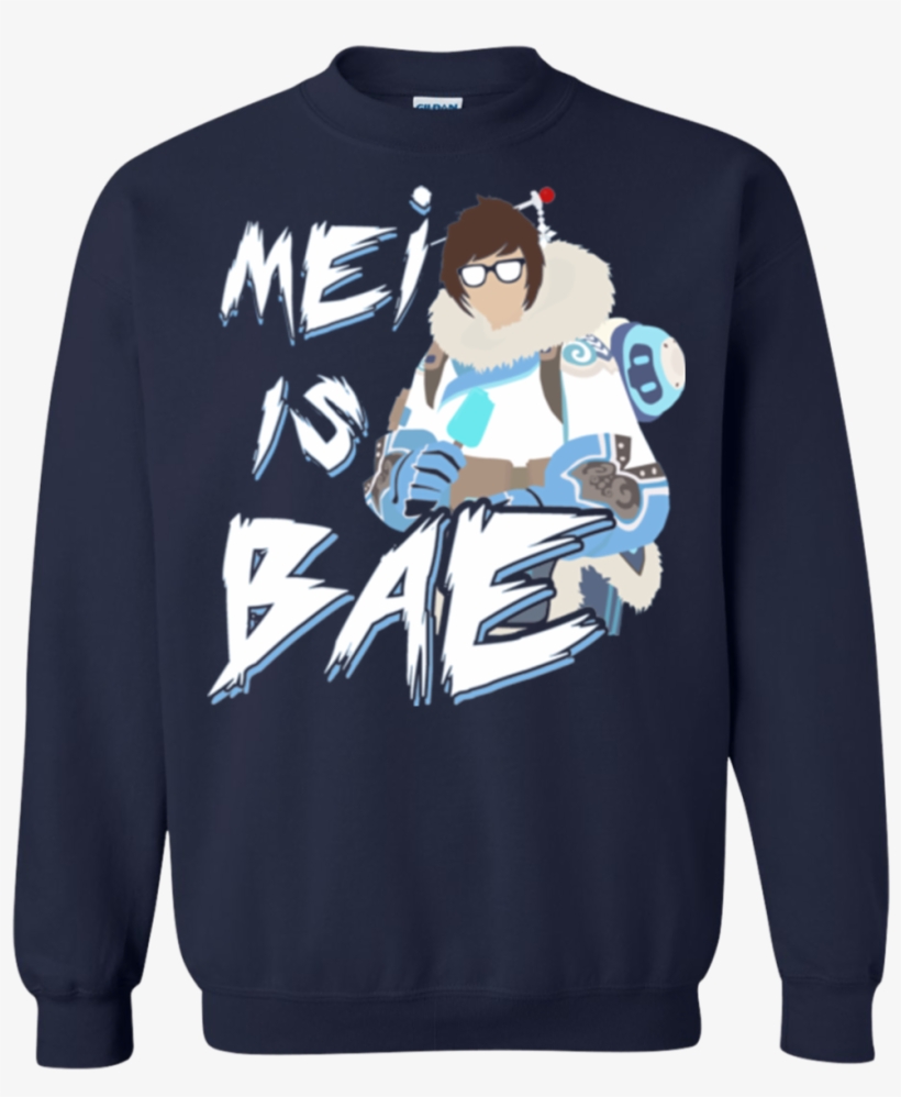 Overwatch Shirts Mei Is Bae Hoodies Sweatshirts - Mei, transparent png #475700