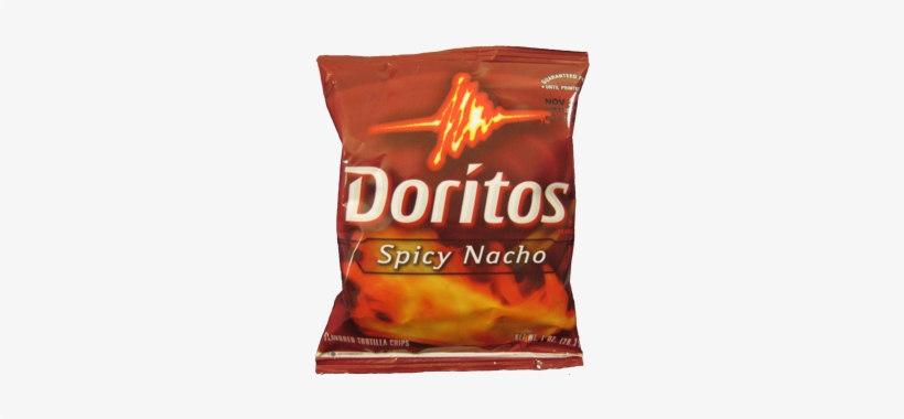 Doritos Spicy Nacho - Doritos Flavored Tortilla Chips, Spicy Nacho - 1 Oz, transparent png #475928
