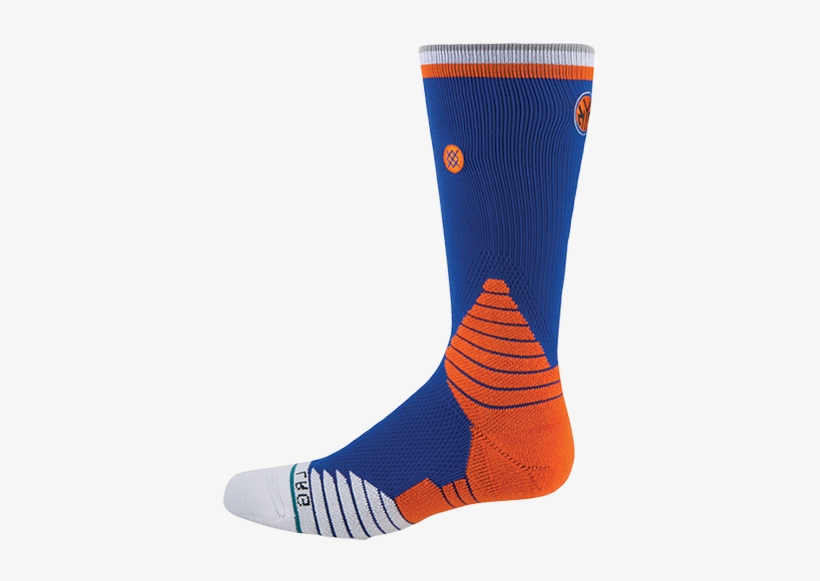 Stance Nba New York Knicks Oncourt Logo Crew Socks - Logo Crew Socks, transparent png #476101