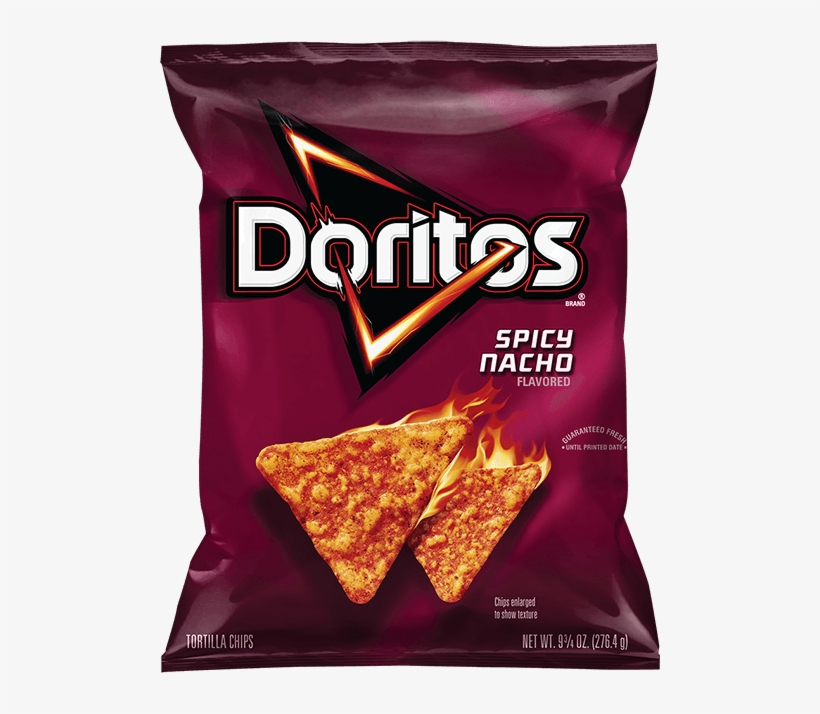 Doritos® Spicy Nacho Flavored Tortilla Chips - Spicy Sweet Chili Doritos, transparent png #476254