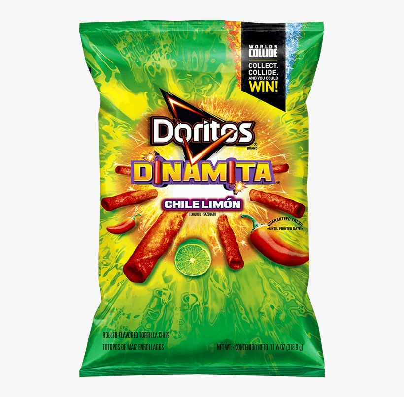 Doritos® Dinamita® Chile Limón Flavored Rolled Tortilla - Doritos Chile Limon, transparent png #476316