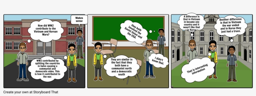 Ww2, Korean War, And Vietnam War - Cartoon, transparent png #476560