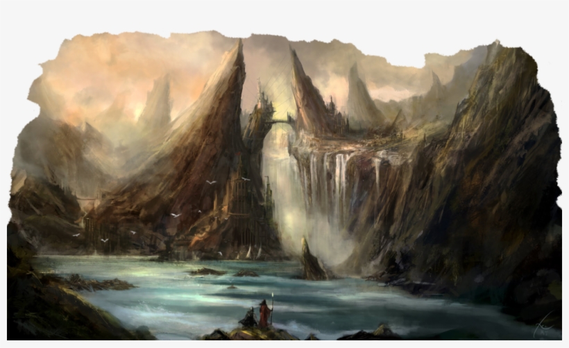 The Savant - Somewhere Between Strange Mountains Canvas Print -, transparent png #476742