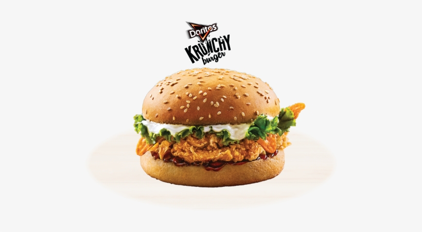 Doritos Krunchy Burger - Hamburger, transparent png #477061