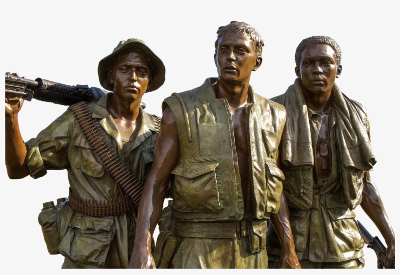 “hispanics & The Vietnam War” Lecture On Thursday, - Three Soldiers, transparent png #477121