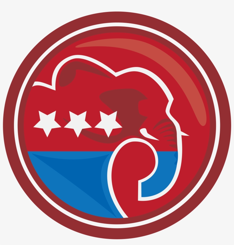 Republican Party Elephant - Republicans Clipart, transparent png #477122