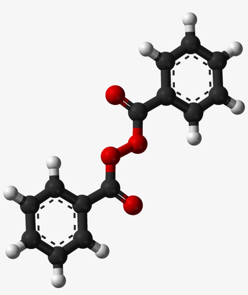 Benzoyl Peroxide 3d Balls - Structure And Iupac Name Of Salicylic Acid, transparent png #477125