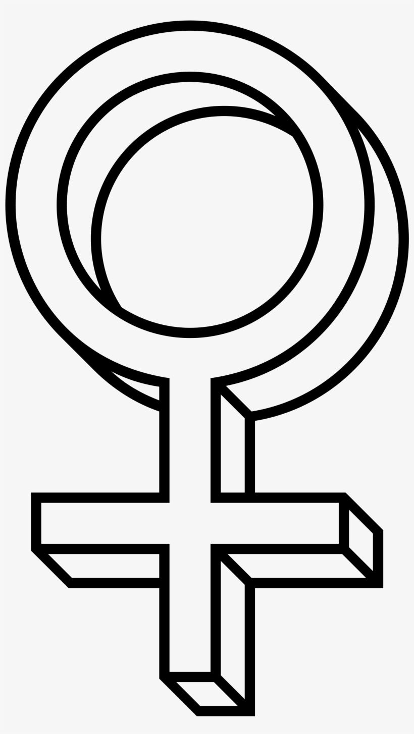 2000px Venus Female Symbol Wireframe 3d - 3d Female Symbol, transparent png #477163