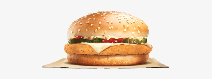 Hot Breaded With Spice - Burger King Kids Chicken Burger, transparent png #477474