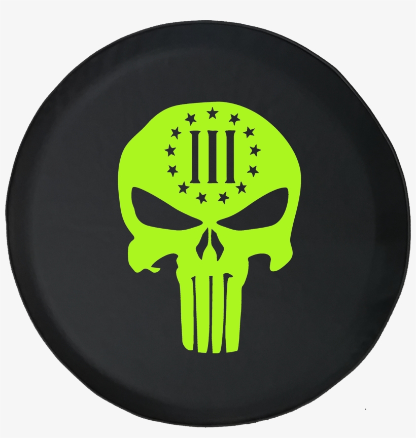 Punisher Skull Nra Biker Stars And Stripes Offroad - Punisher Skull Small, transparent png #477559